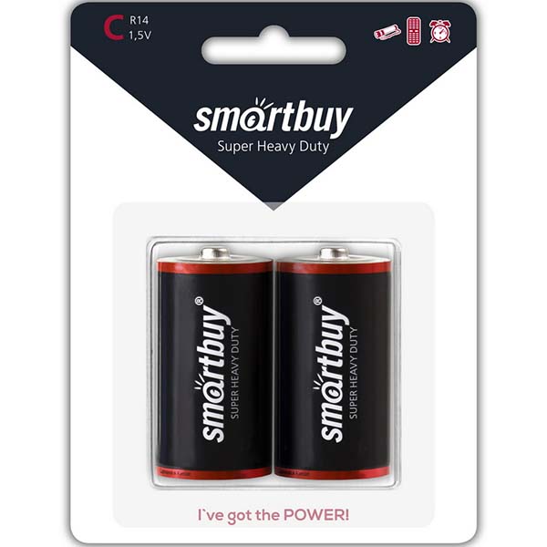 Батарея Smartbuy R14/2B (SBBZ-C02B) фото