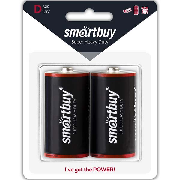 Батарея Smartbuy R20/2B (SBBZ-D02B) фото