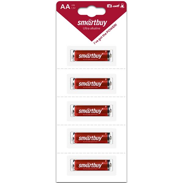 Батарея Smartbuy LR6/5B strip (SBBA-2A05B)