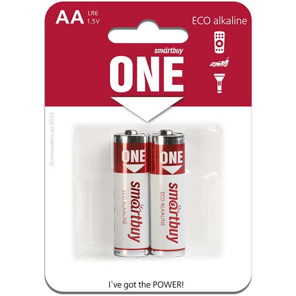 Батарея Smartbuy ONE LR6/2B (SOBA-2A02B-Eco) фото