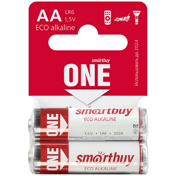 Батарея Smartbuy ONE LR6/2SB (SOBA-2A02SB-Eco) фото