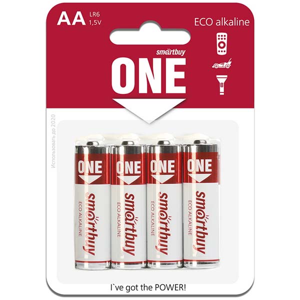 Батарея Smartbuy ONE LR6/4B (SOBA-2A04B-Eco) фото