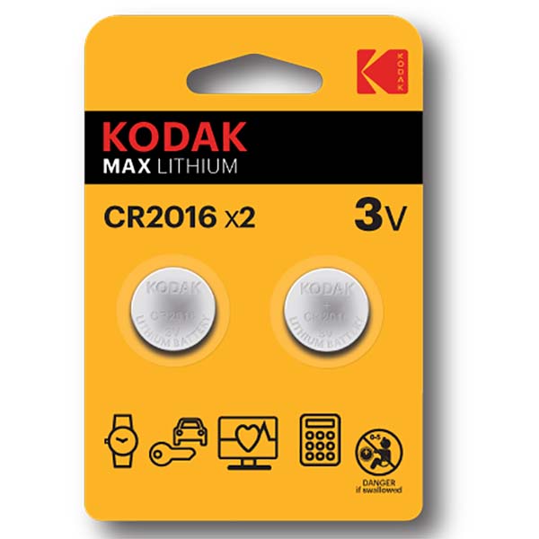 Батарея Kodak CR2016-2BL (30417663) фото