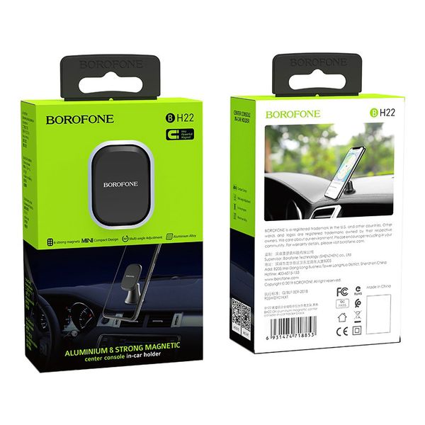 Держатель универсальный для смартфона Borofone BH22 Ori магнитный черный