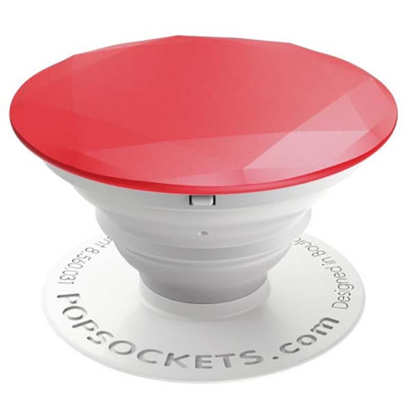 Кольцо-держатель для телефона Popsockets 101677 (Red Metallic Diamond) фото