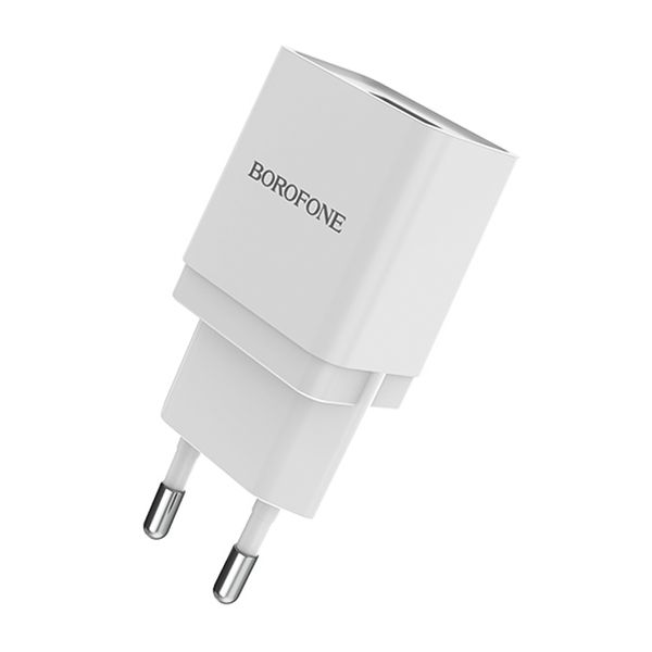 Сетевое зарядное устройство Borofone BA19A Nimble белый фото