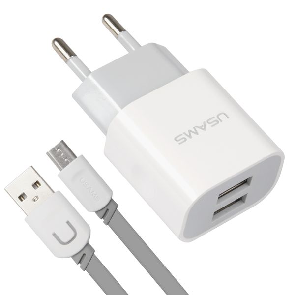 Сетевое зарядное устройство Usams MICCUJT01 белый