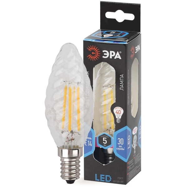 Лампа ЭРА F-LED BTW-5W-840-E14 фото