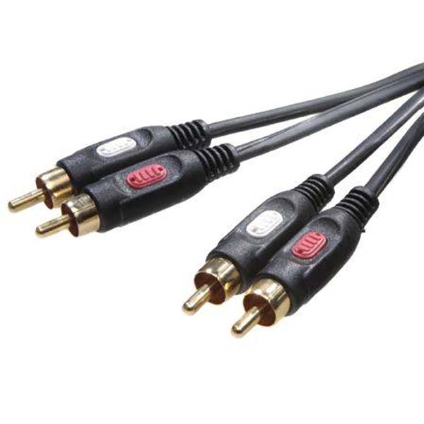 Кабель аналоговый аудио Vivanco 41010.3/01G-N 2RCA x 2RCA 1,5м Gold