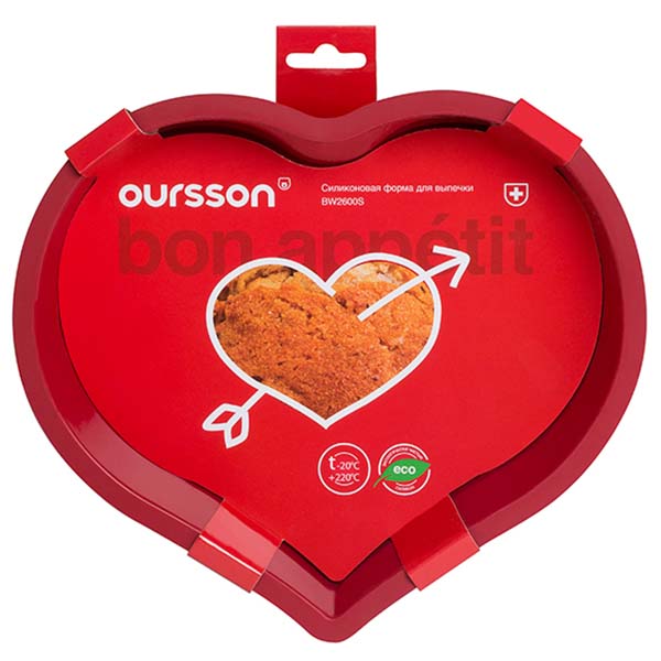 Форма для выпекания (силикон) Oursson BW2600S/RR (Красный)