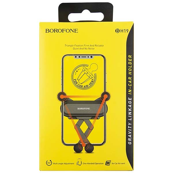 Держатель универсальный для смартфона Borofone BH19&nbsp;Eddie&nbsp;черный