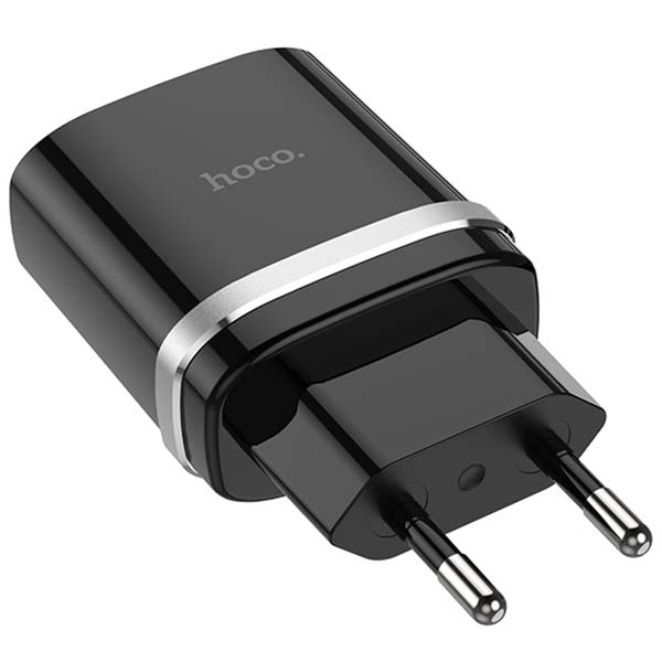 Сетевое зарядное устройство Hoco C12Q QC3.0&nbsp;черный