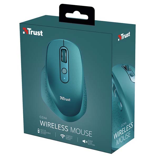 Мышь беспроводная Trust Ozaa Blue (24034)