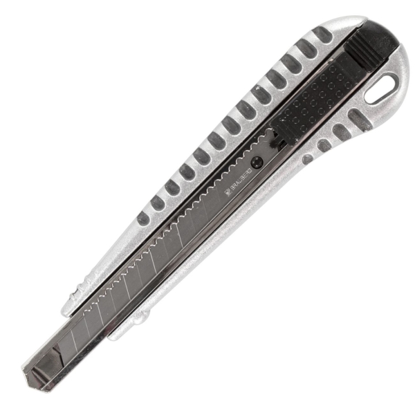 Нож Brauberg 236971 Metallic 9мм фото