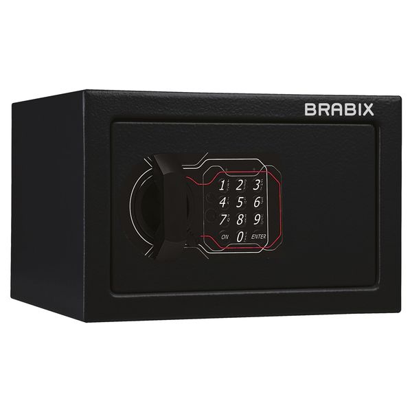 Сейф Brabix SF-170EL, 17x26x23см (291143)