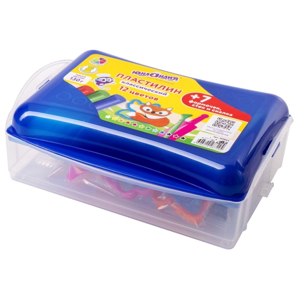 Пластилин Юнландия 12 цветов (105863)