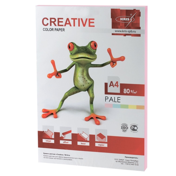 Бумага Creative А4, 80г/м, 100л (110502) фото