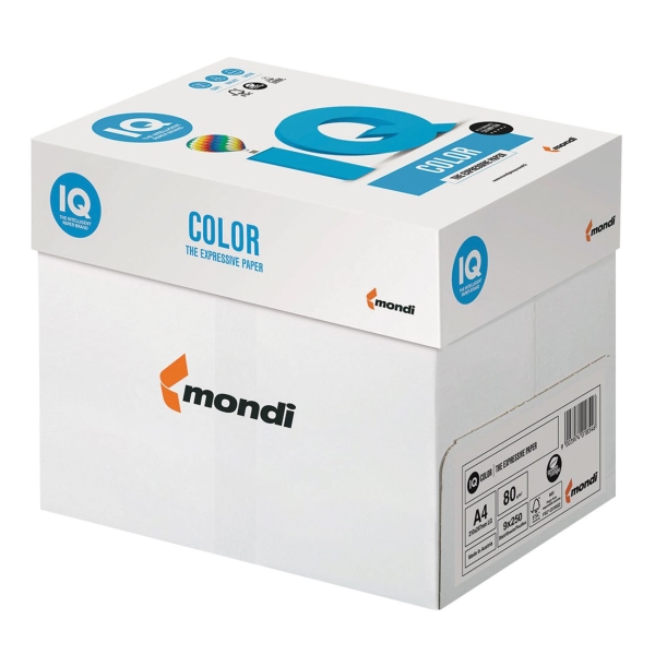 Бумага IQ color А4, 80г/м, 250л, микс пастель (110692)