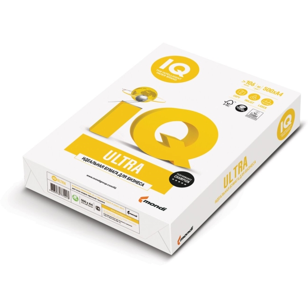 Бумага IQ Ultra А4 80г/м, 500л (110702)