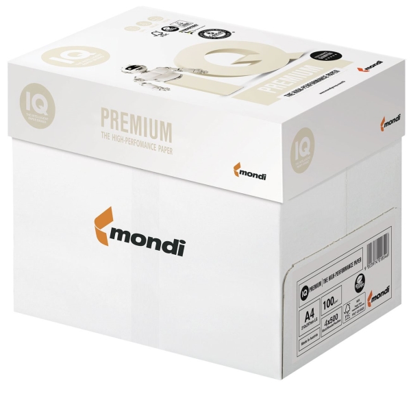 Бумага IQ Premium А4, 100 г/м, 500л (110746)