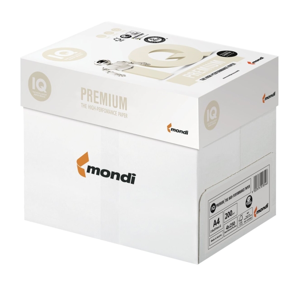 Бумага IQ Premium А4, 200 г/м, 250л (110752)