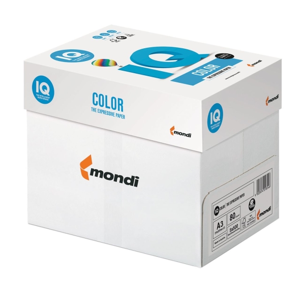 Бумага IQ color А3, 80г/м,500л, оранжевая (110764)