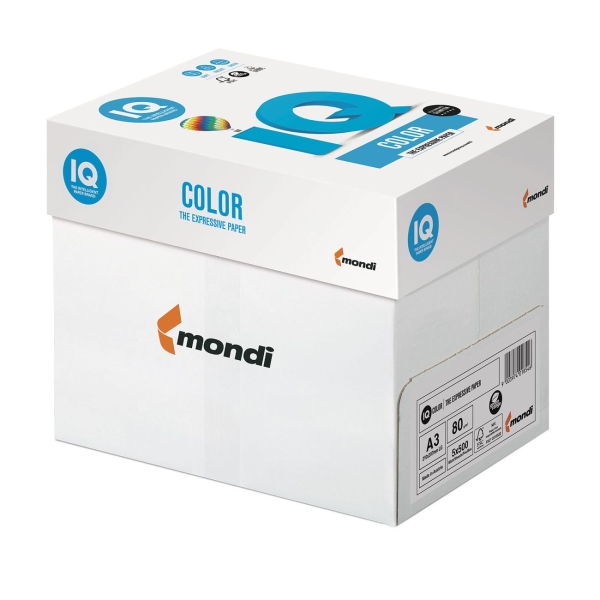 Бумага IQ color А3, 80г/м, 500л, пастель, кремовая (110791)