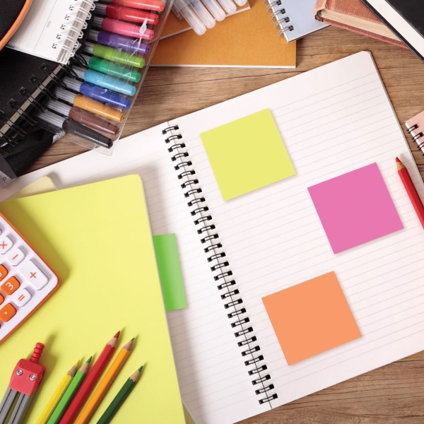 Блок Brauberg 51х51мм, 400л, 5 цветов (122857)