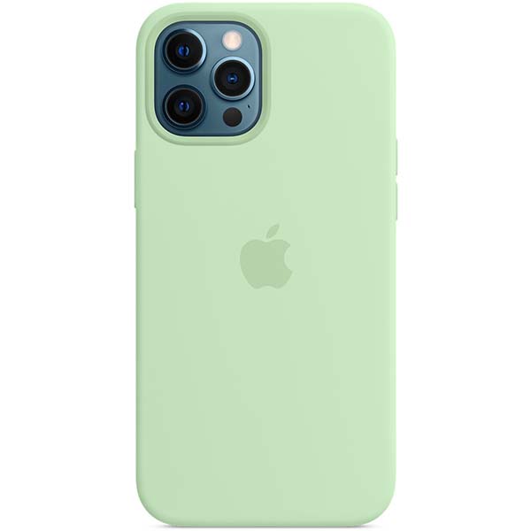 Чехол Apple iPhone 12 Pro Max Silicone Case MagSafe фисташковый фото