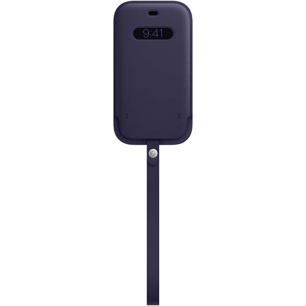 Чехол Apple iPhone 12/12 Pro Leather MagSafe Deep фиолетовый фото