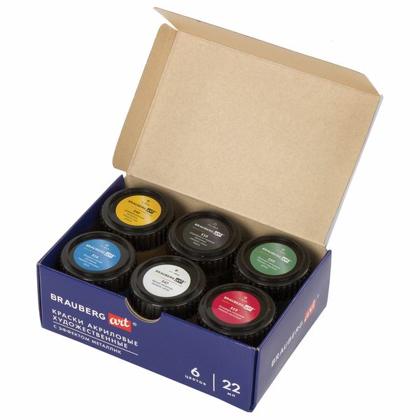 Краски Brauberg Art Classic, 6шт (191718)