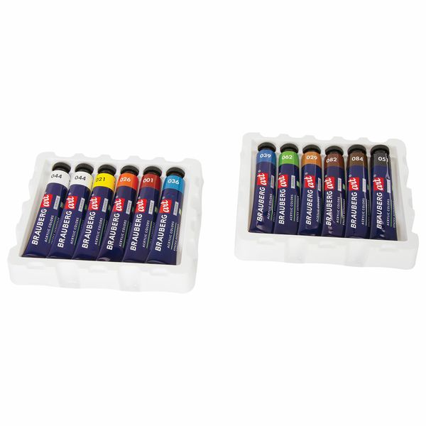 Краски Brauberg Art Classic, 12шт (191721)