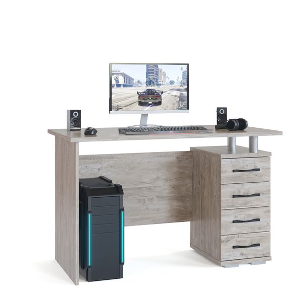 Стол компьютерный Сокол Меб.фабрика КСТ-106.1 Дуб юкон