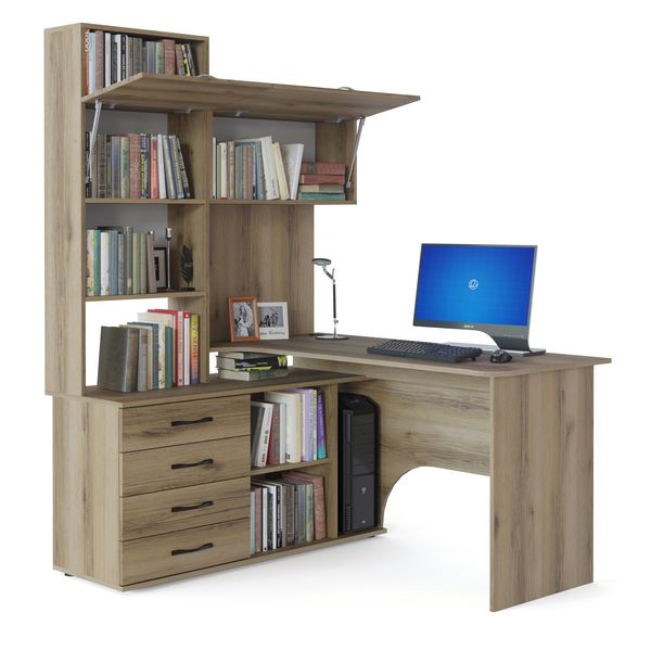 Стол компьютерный Сокол Меб.фабрика КСТ-14Л Дуб делано