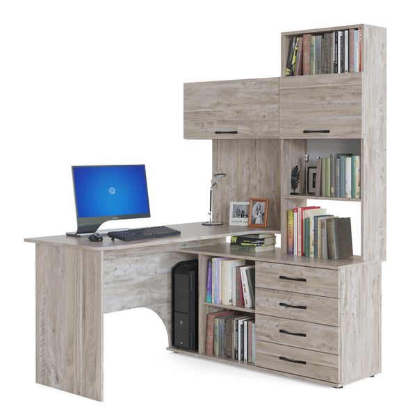 Стол компьютерный Сокол Меб.фабрика КСТ-14П Дуб юкон