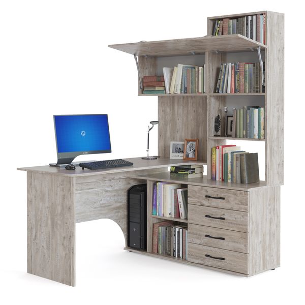 Стол компьютерный Сокол Меб.фабрика КСТ-14П Дуб юкон