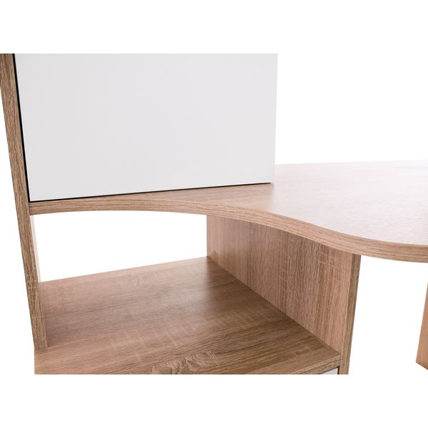 Стол компьютерный Сокол Меб.фабрика КСТ-16 Дуб сонома/белый