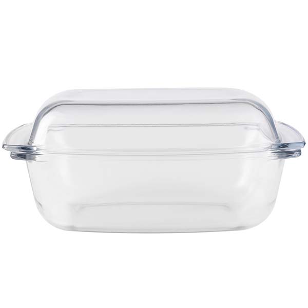 Форма для выпекания (стекло) Simax c крышкой 5,1л (S510L)