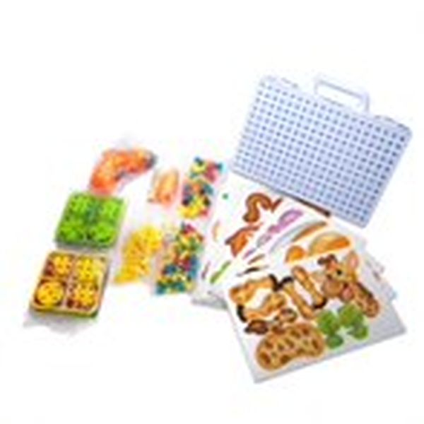 Конструктор детский ND Play Мозаика в чемоданчике 4в1. Дикие животные