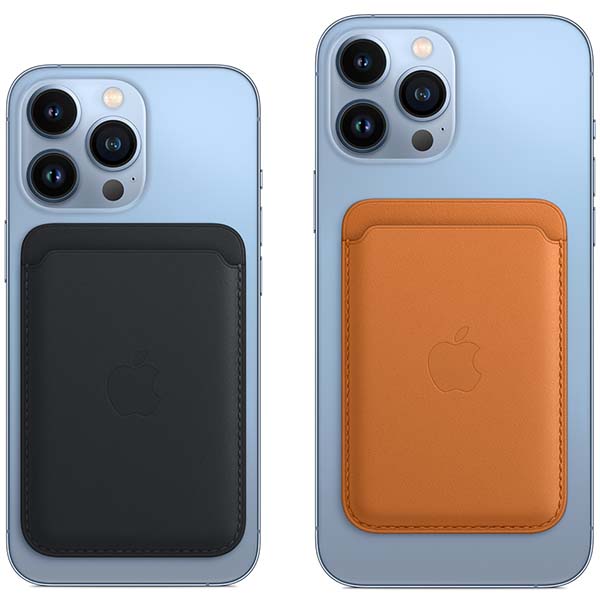 Кардхолдер для Apple iPhone Leather Wallet MagSafe глициния