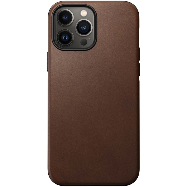 Чехол Nomad Modern Leather Apple iPhone 13 Pro&nbsp;Max MagSafe коричневый
