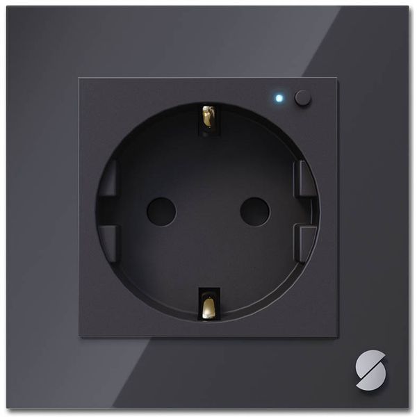 Розетка Sibling Powerswitch-W1 Black