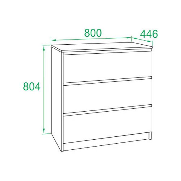 Комод Сокол Меб.фабрика Т-2р венге