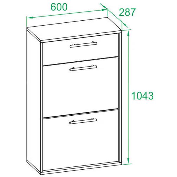 Обувница Сокол Меб.фабрика ТП-2 беленый дуб