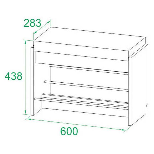 Обувница Сокол Меб.фабрика ТП-5 венге