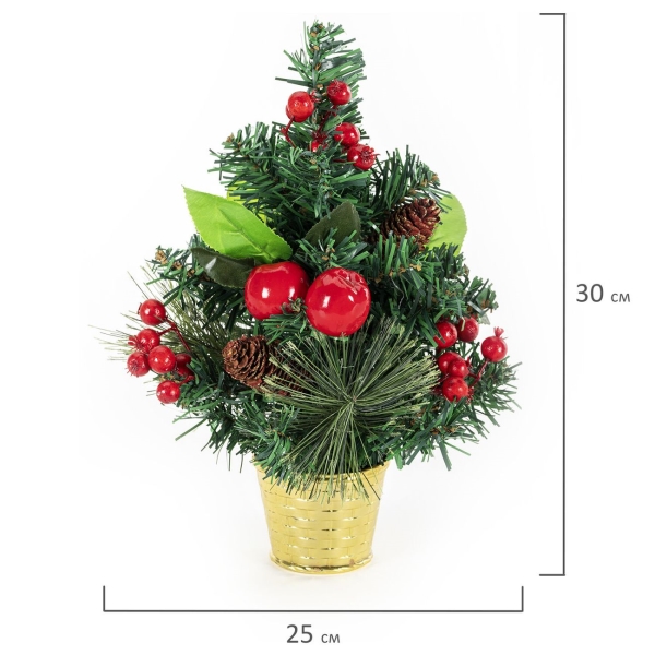 Ель искусственная Золотая сказка 30 см (591327)