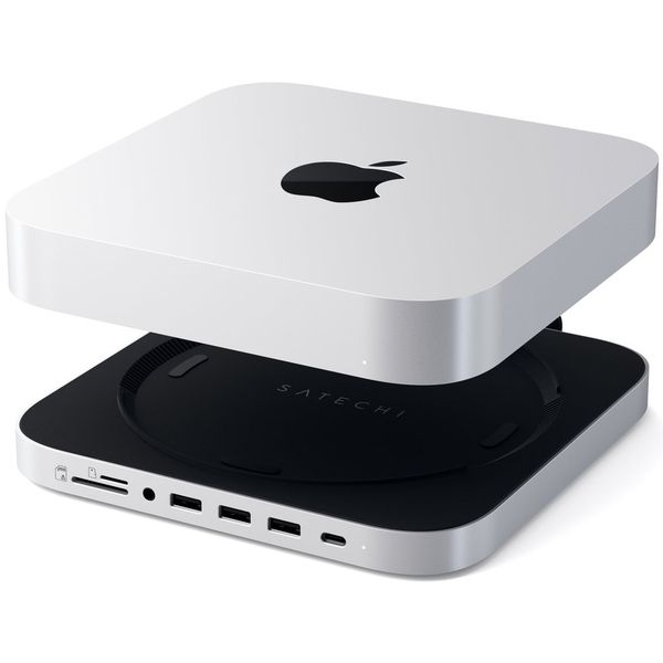 Док-станция Satechi Mac Mini w/SSD Enclosure Silver (ST-MMSHS)