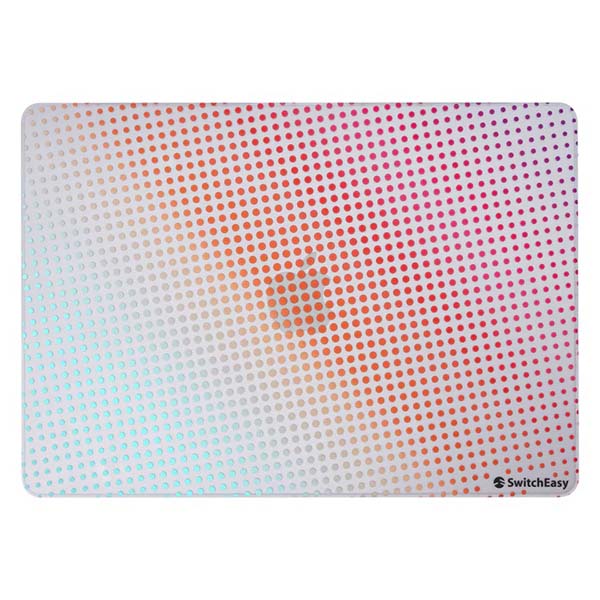 Кейс для MacBook SwitchEasy Case Dots 2021 MacBook Pro 16 радужный прозрачный