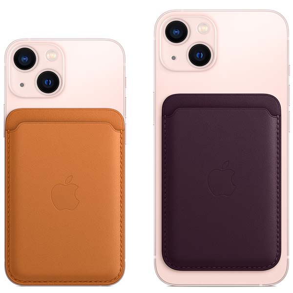 Кардхолдер для Apple iPhone Leather Wallet MagSafe полуночный