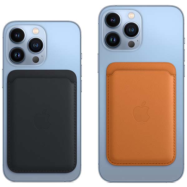 Кардхолдер для Apple iPhone Leather Wallet MagSafe Golden коричневый